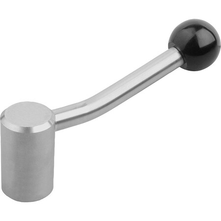 Kipp Tension Lever Size, 2 M12, A=100, Form, 20 Degree Stainless Steel, Comp, Plastic K1444.212